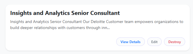 Target Roles Dashboard