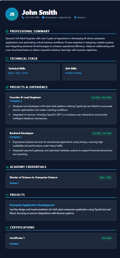 Template 14 Preview
